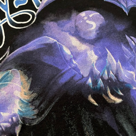 🎸 '16 Blue Oyster Cult Band Don't Fear Reaper 40th Ann. Intense Purple Graphic T - Picture 5 of 15